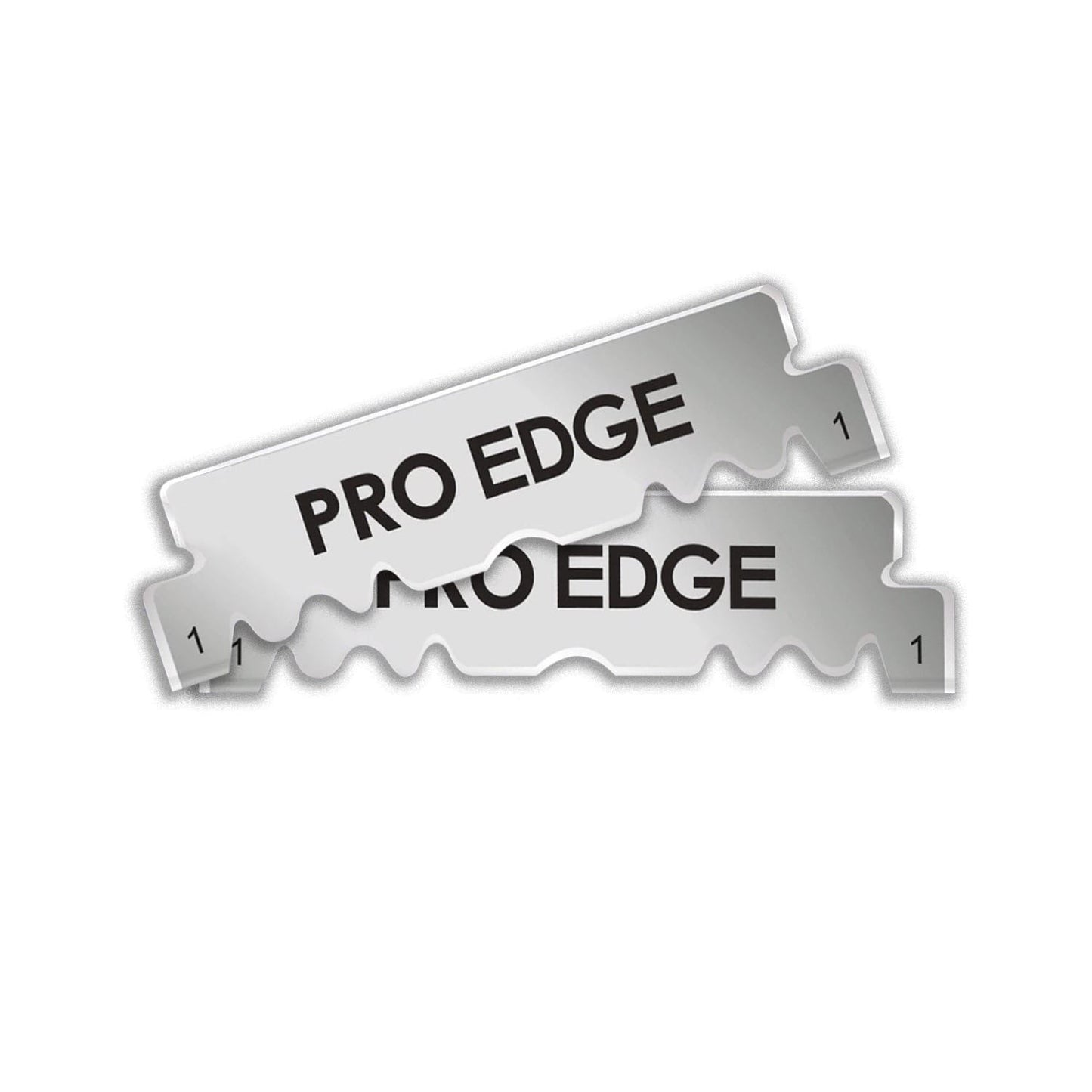 Pro Edge Platinum delte barberblad. 100 Blades
