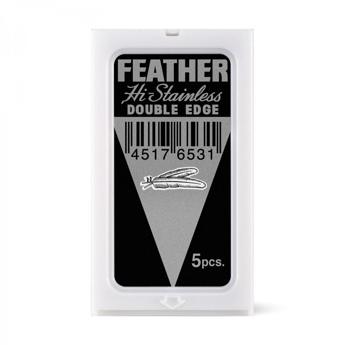 FEATHER DOBBELTBARBERBLAD 5-PAKNING