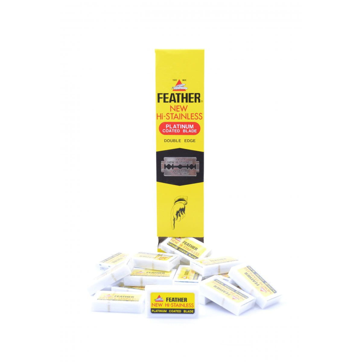 FEATHER DOBBELTBARBERBLAD 10-PACK (20 ST.)