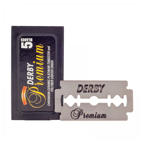 Derby Premium Traditional Razor Blades - 5 Pack