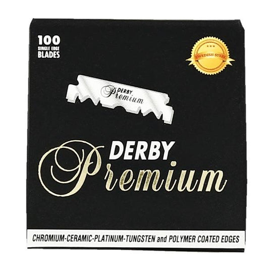 Derby Premium razor blades for shavette - 100-pack